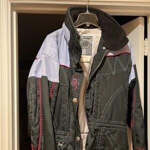 Spyder Black and Purple Women’s Ski Jacket